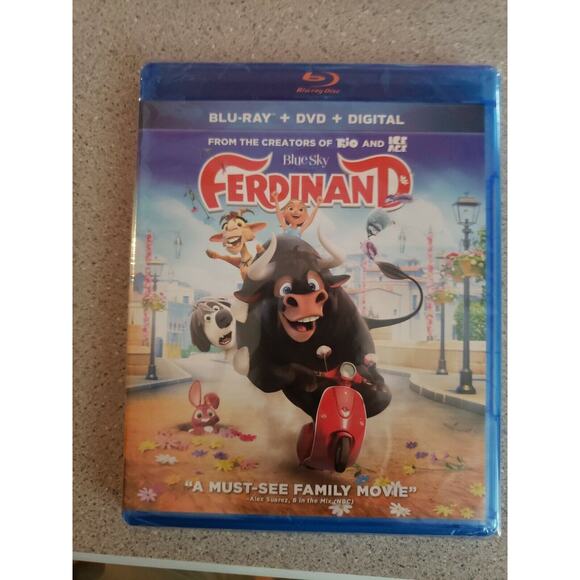 Ferdinand (Blu-ray/DVD, 2018) - Brand New - Picture 1 of 2
